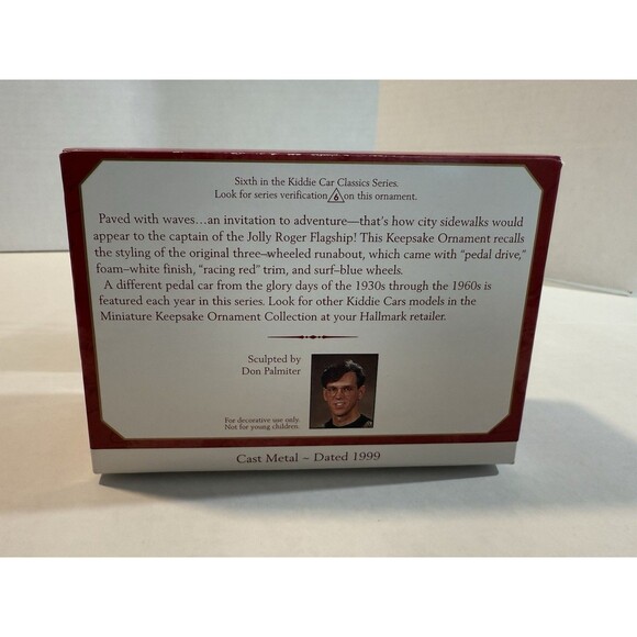 Hallmark Kiddie Car Classics Murray Jolly Roger Boat Pedal Car 1999 6th Series - Picture 2 of 6